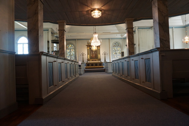 エストマーク教会の内部
